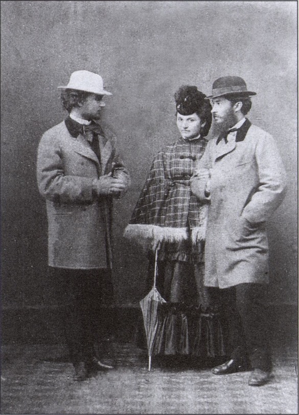 Групповая фотография. Слева — Федор Васильев. 1871 или 1872 гг. Крым Групповая фотография. Слева — Федор Васильев. 1871 или 1872 гг. Крым