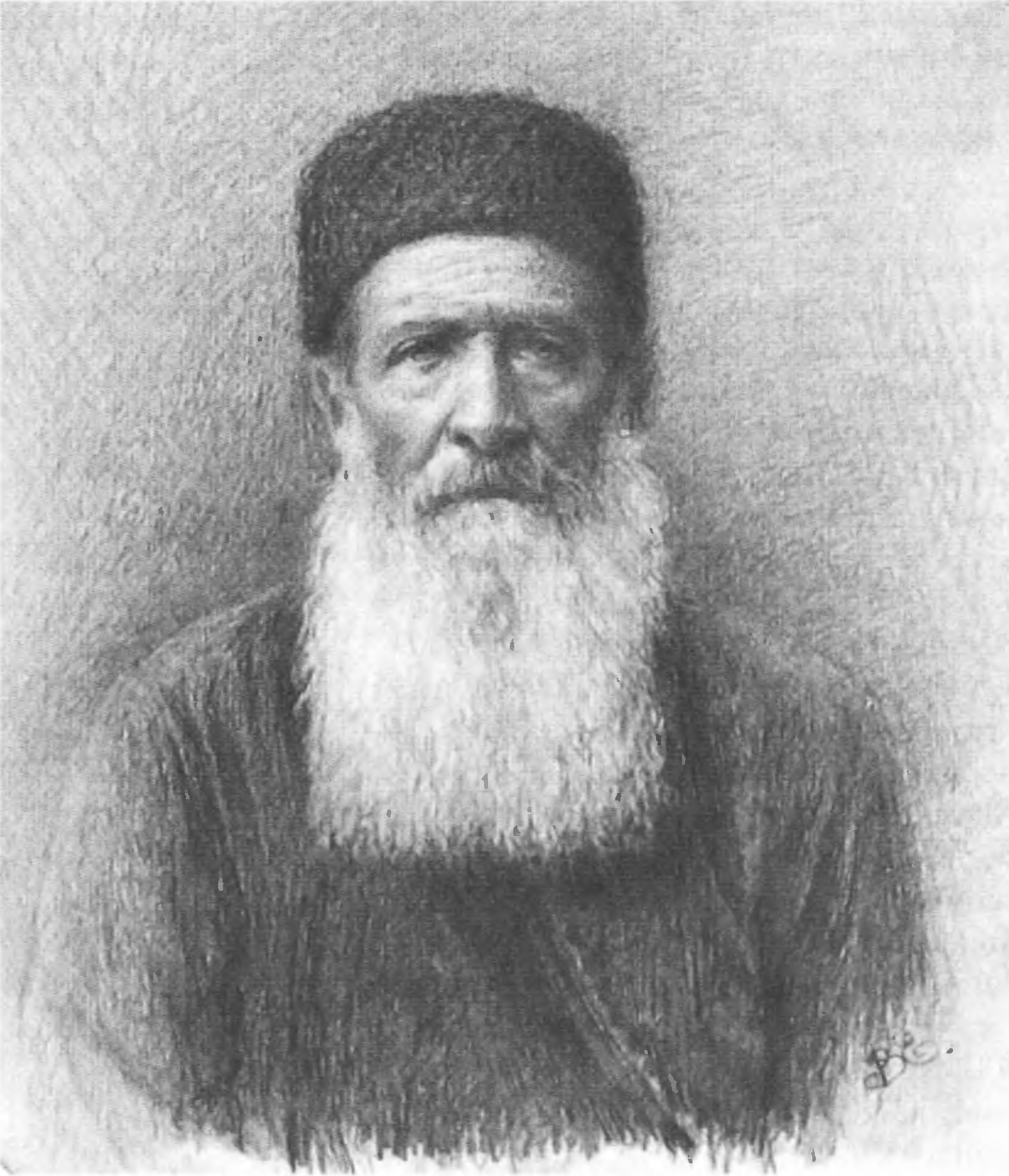 Этнографические типы караимов: Мордехай Моисеевич Шапшал, отец С.М. Шапшала (рисунок Б. Эгиза, 1939 г.) Этнографические типы караимов: Мордехай Моисеевич Шапшал, отец С.М. Шапшала (рисунок Б. Эгиза, 1939 г.)