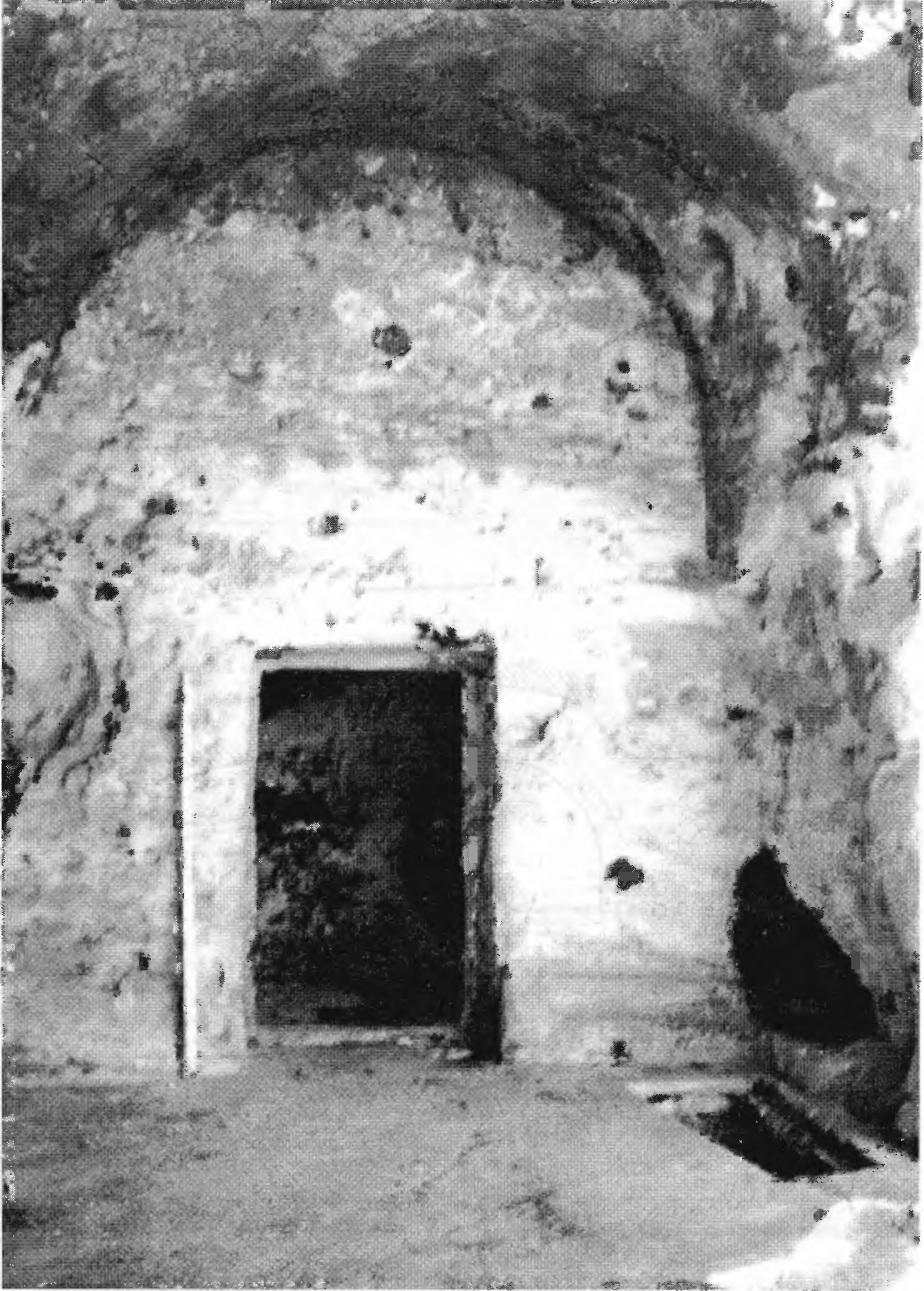 Рис. 101. Инкерман. Монастырь св. Софии. Церковь № 1. Западная стена Рис. 101. Инкерман. Монастырь св. Софии. Церковь № 1. Западная стена