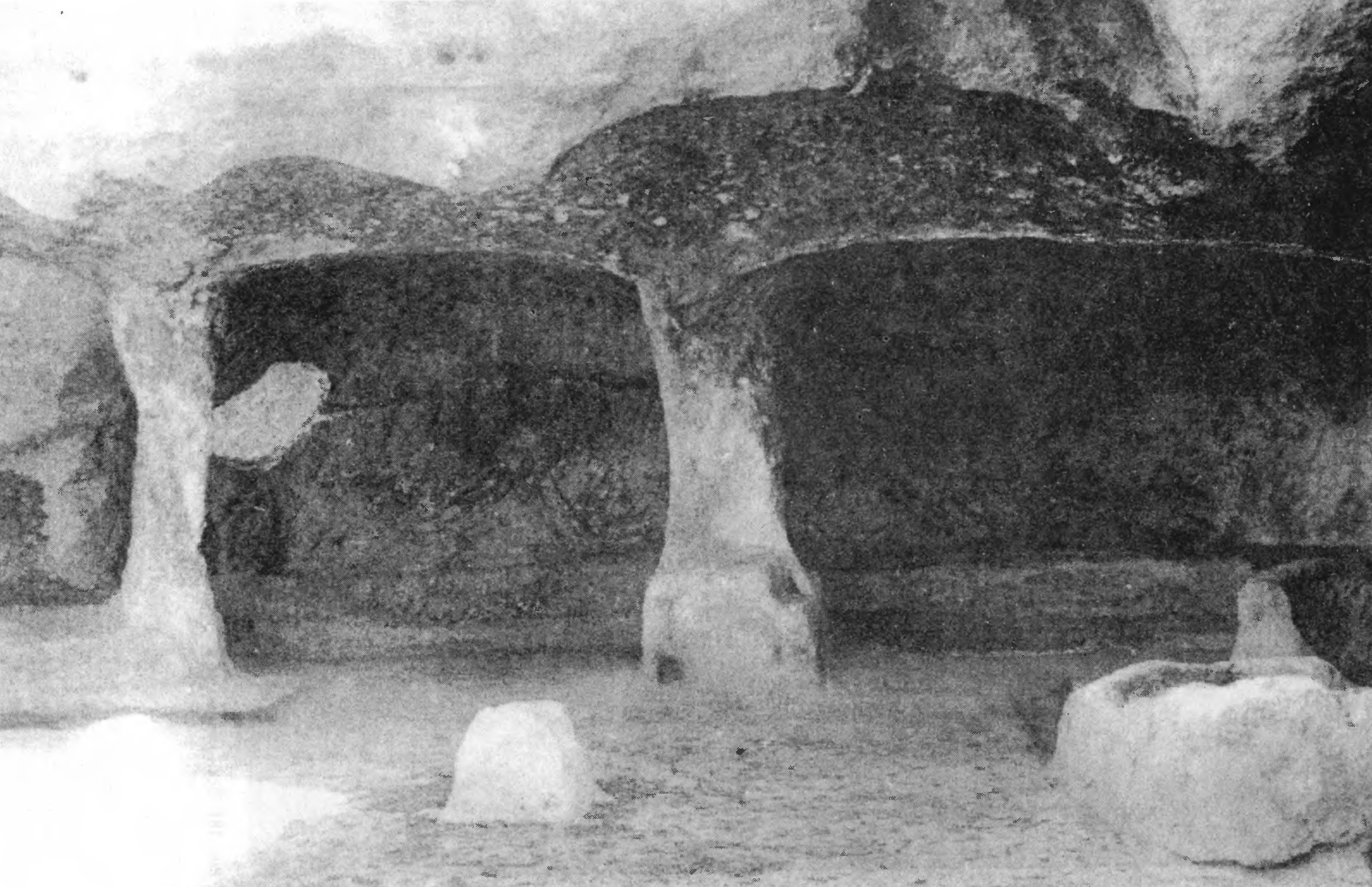 Рис. 180. Эски-Кермен. «Судилище». Северная часть Рис. 180. Эски-Кермен. «Судилище». Северная часть
