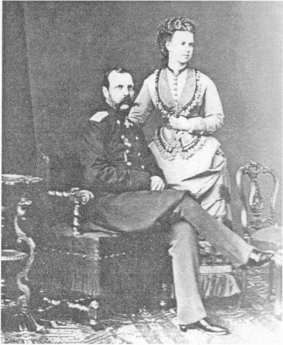 Александр II с дочерью, великой княжной Марией Александровной (1853—1920). Фотография начала 1870-х Александр II с дочерью, великой княжной Марией Александровной (1853—1920). Фотография начала 1870-х