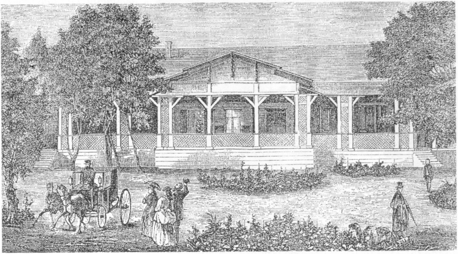 Ливадия. Дом Марии Александровны в Эреклике. Архитектор А.И. Резанов. 1873 г Ливадия. Дом Марии Александровны в Эреклике. Архитектор А.И. Резанов. 1873 г